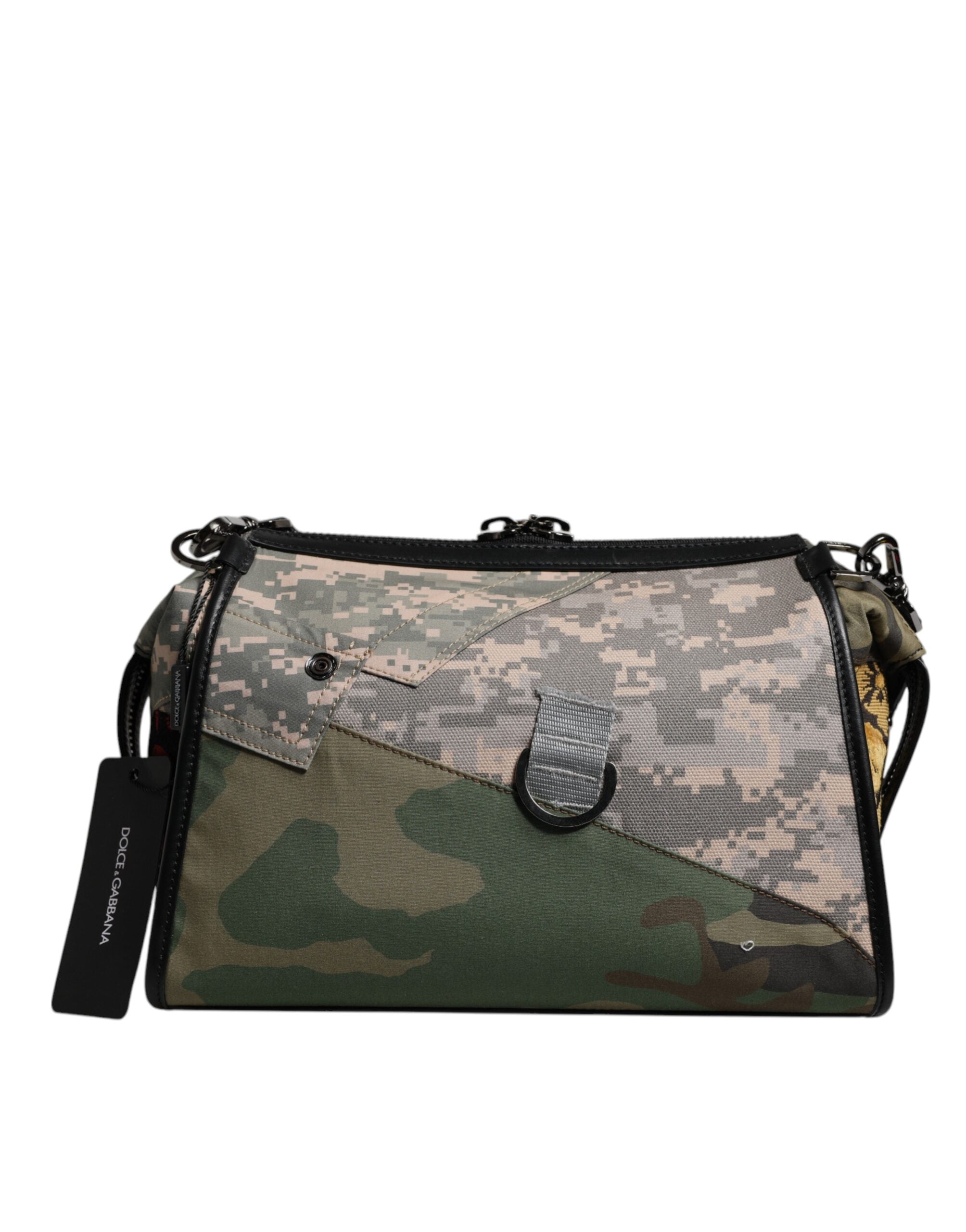 Sac bandoulière patchwork camouflage multicolore Dolce &amp; Gabbana