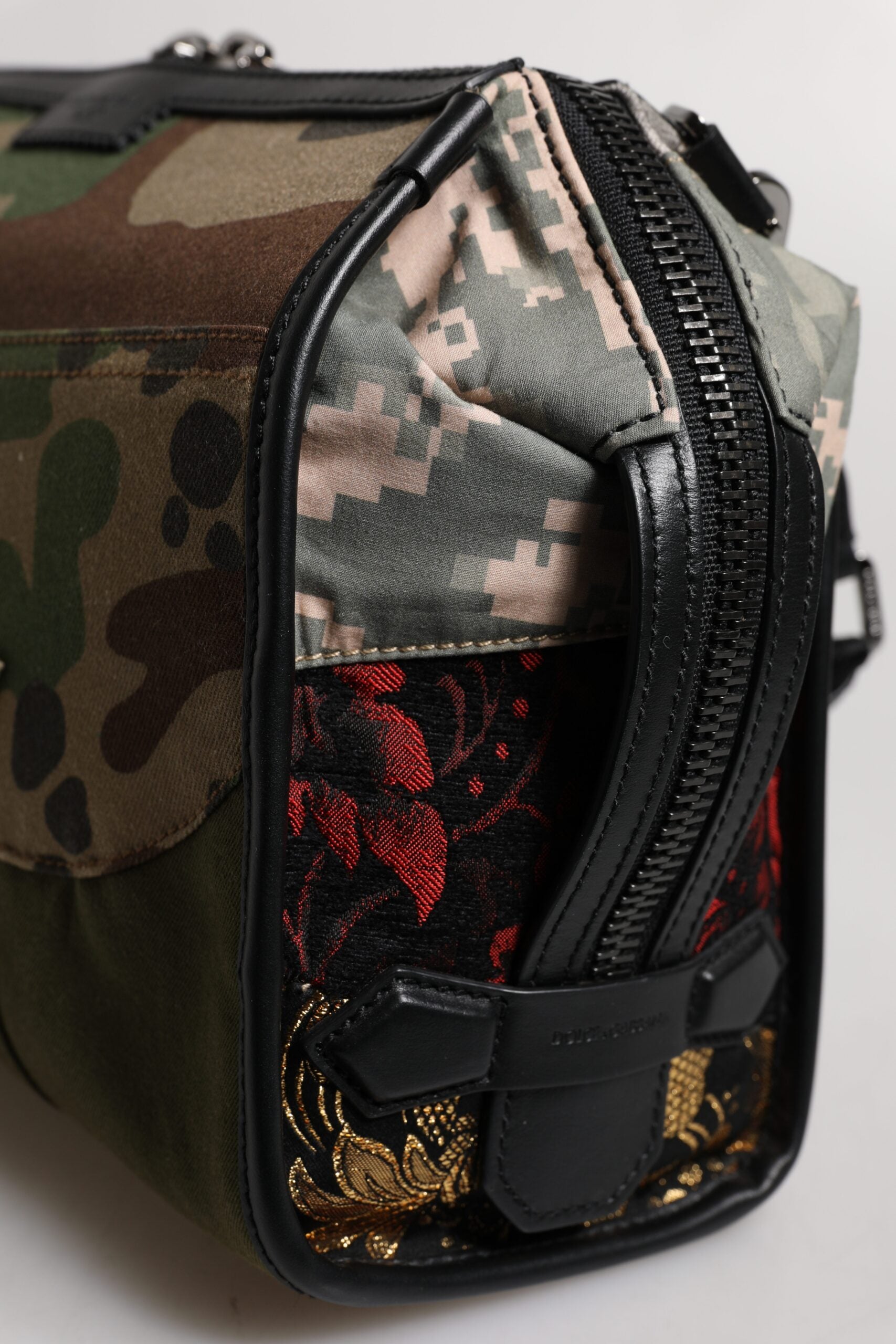 Sac bandoulière patchwork camouflage multicolore Dolce &amp; Gabbana
