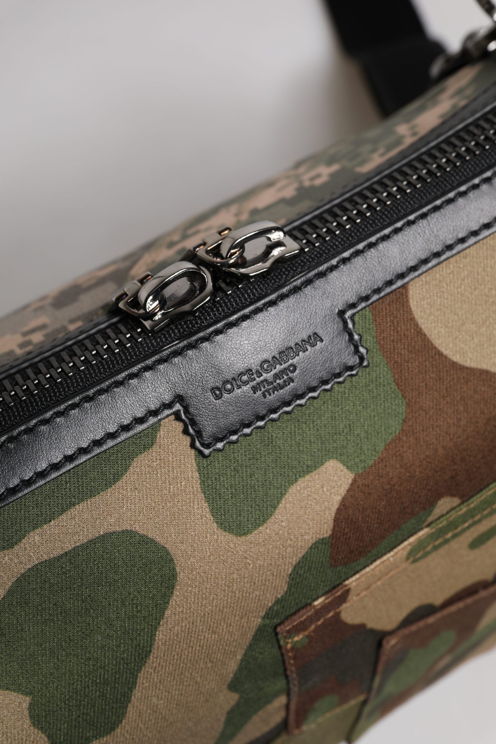 Sac bandoulière patchwork camouflage multicolore Dolce &amp; Gabbana
