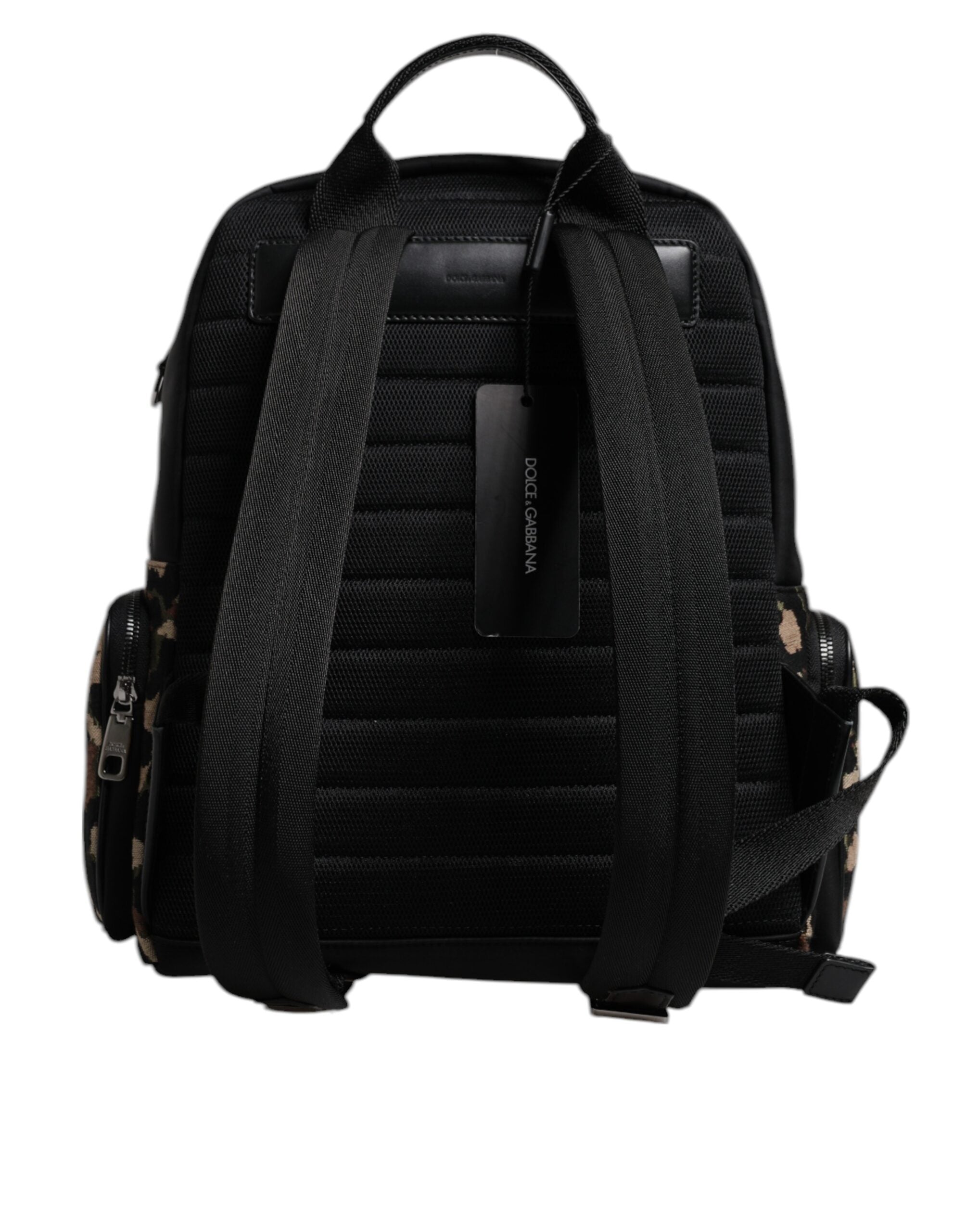 Sac à dos Dolce &amp; Gabbana pour homme avec plaque logo DG et imprimé léopard multicolore