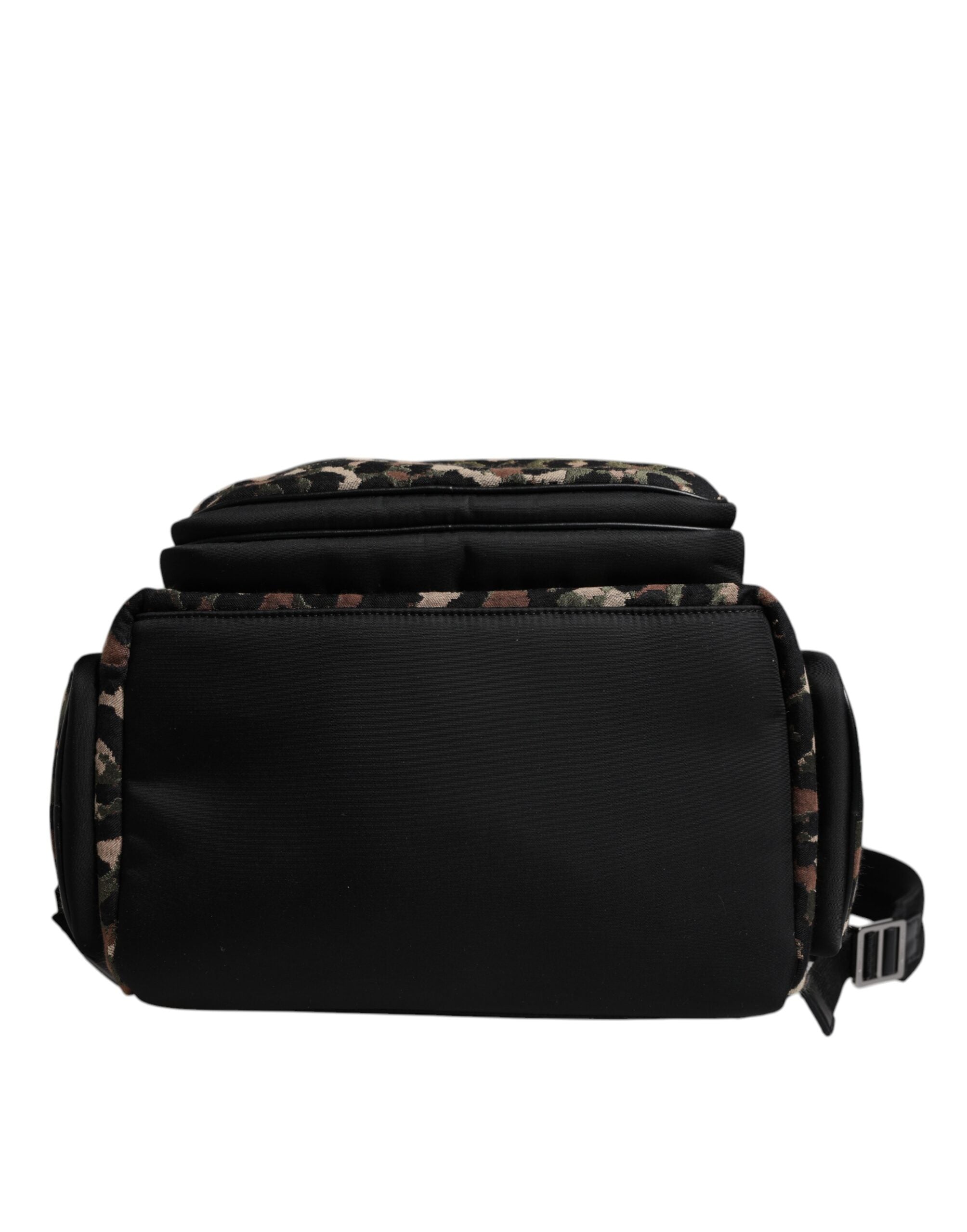 Sac à dos Dolce &amp; Gabbana pour homme avec plaque logo DG et imprimé léopard multicolore