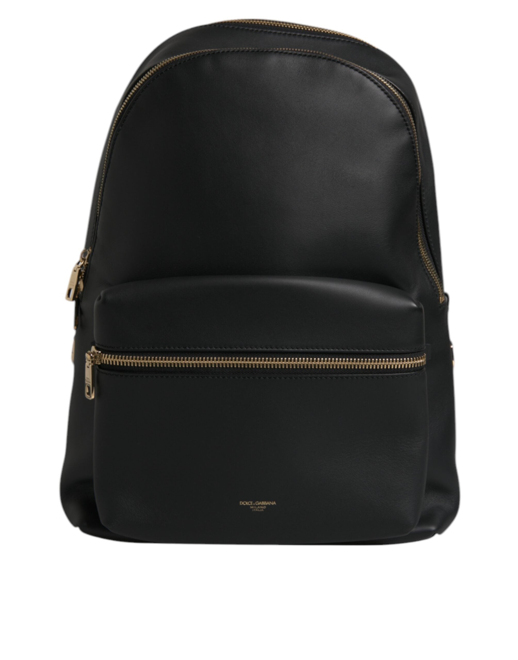 Sac à dos de voyage Dolce &amp; Gabbana en cuir noir avec logo imprimé DG