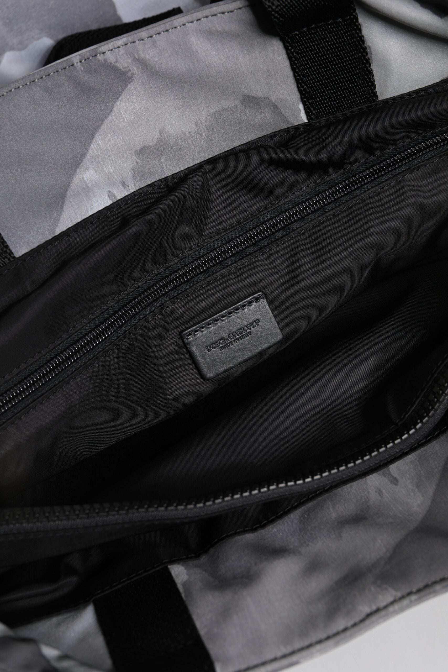 Sac à bandoulière à logo camouflage noir Dolce &amp; Gabbana