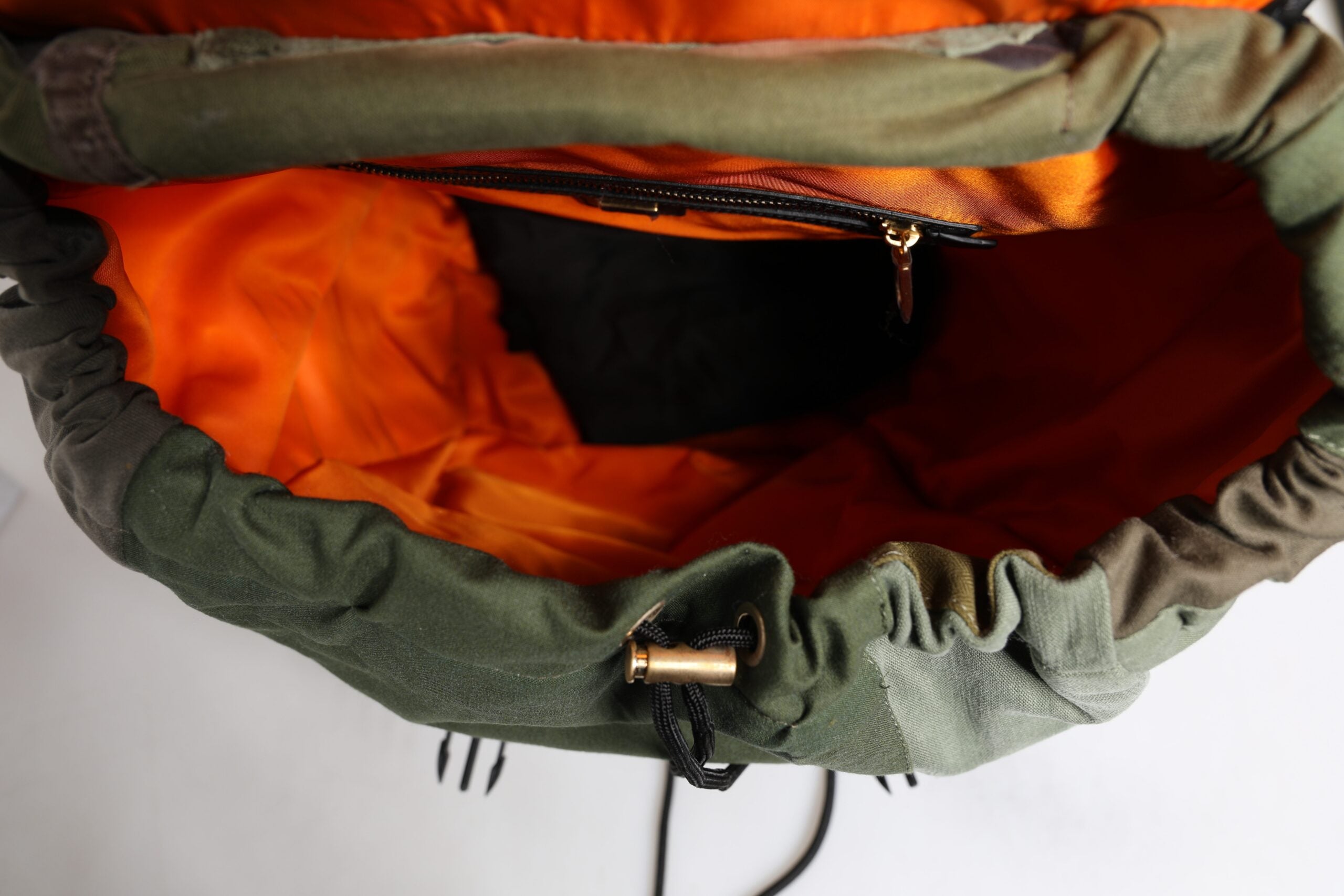 Sac à dos de voyage patchwork vert militaire Dolce &amp; Gabbana