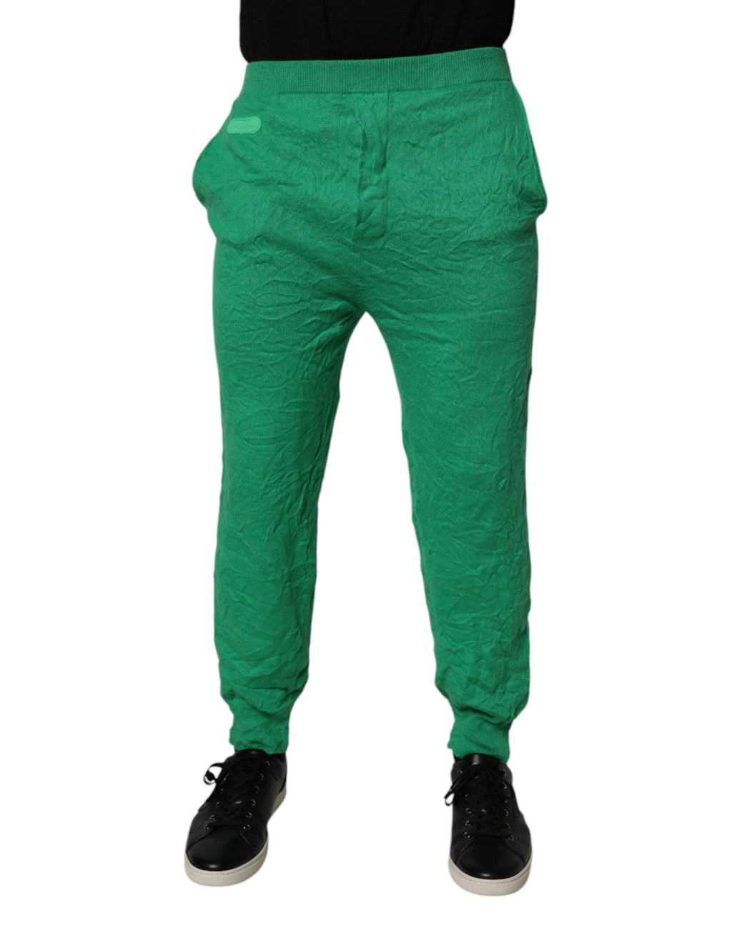 Dsquared² Grüne Freizeithose aus Baumwolle mit elastischer Taille für Herren