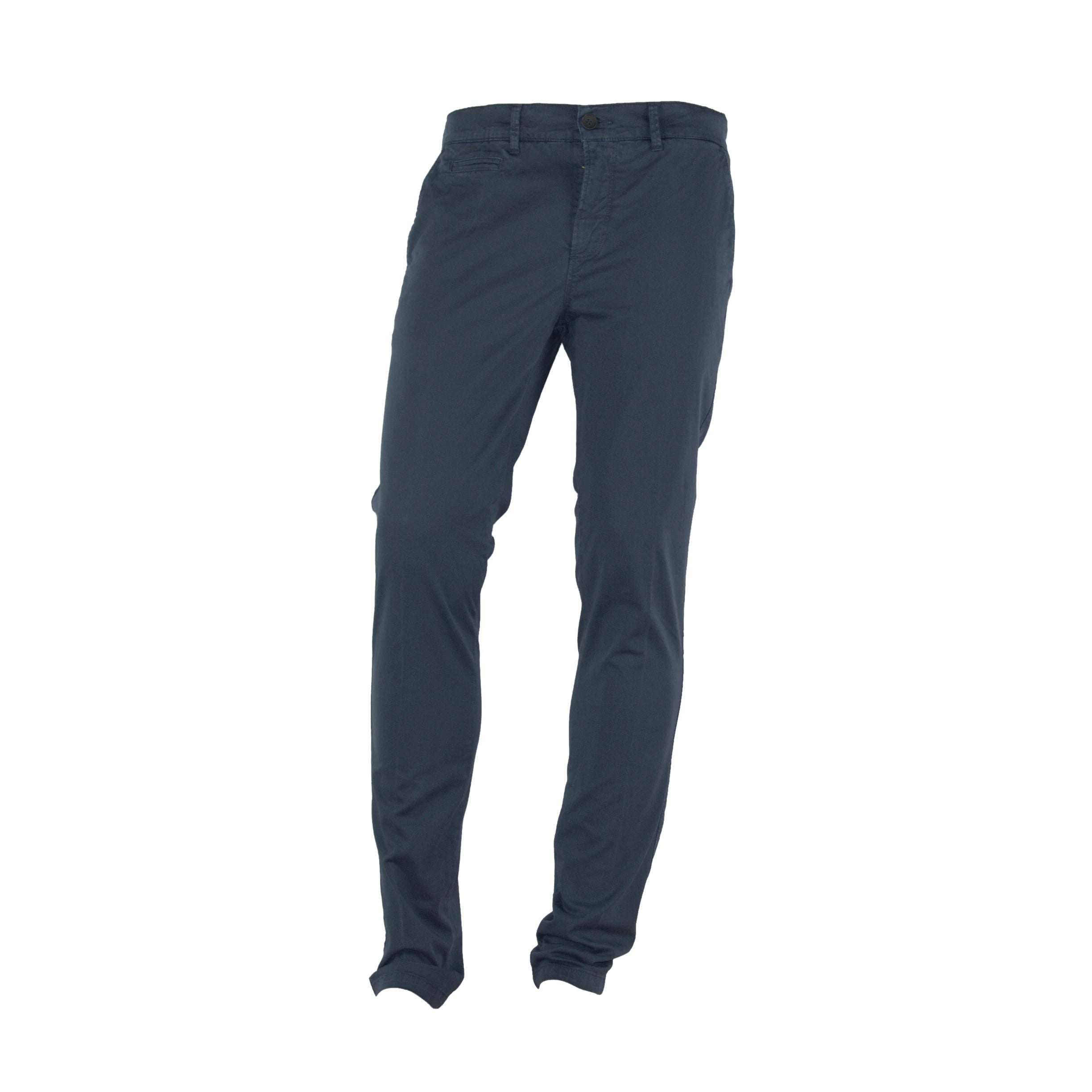100% Milano Trousers Blue Man