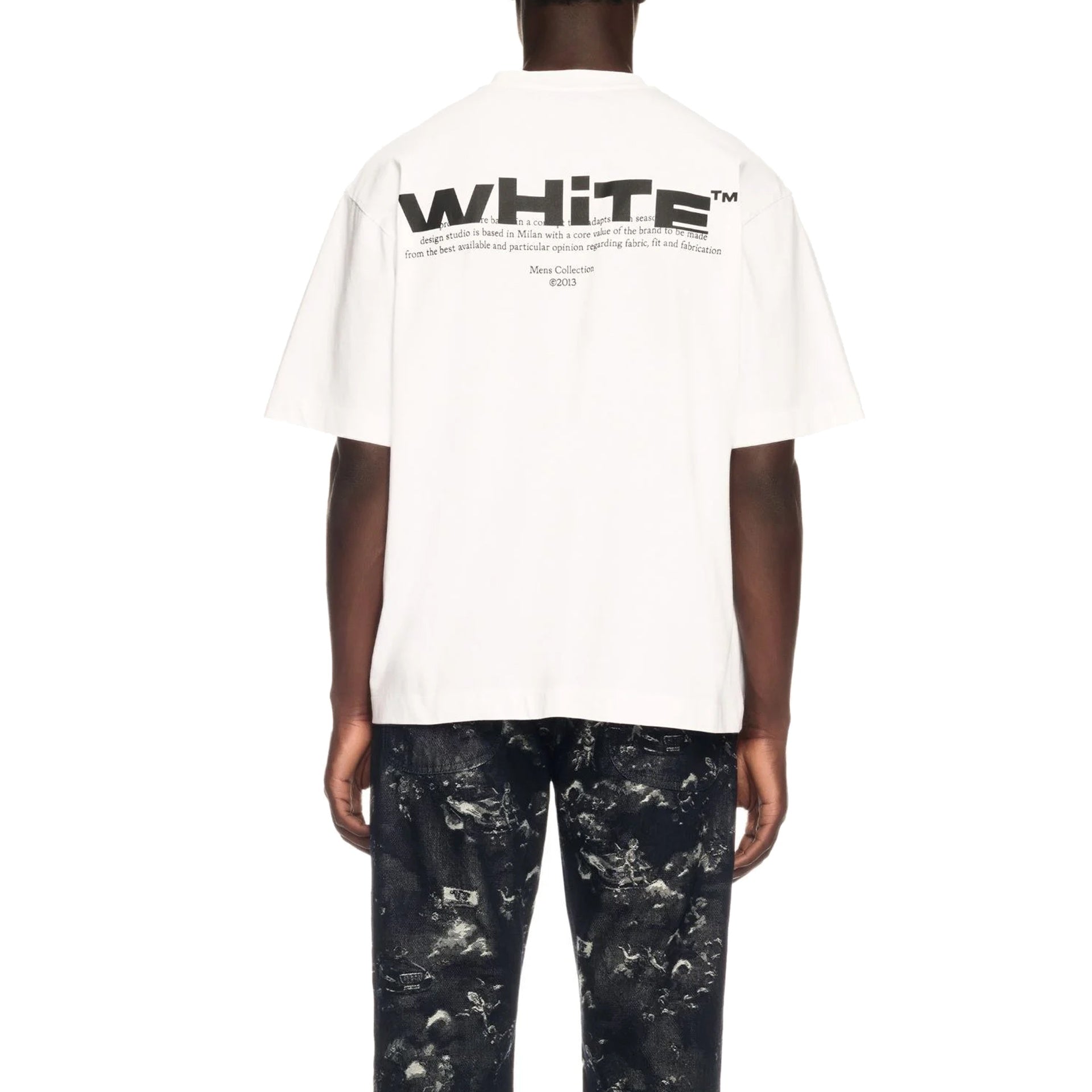 Off - White Logo T-shirt - MEN CLOTHING - OFF - WHITE - Tluxy New