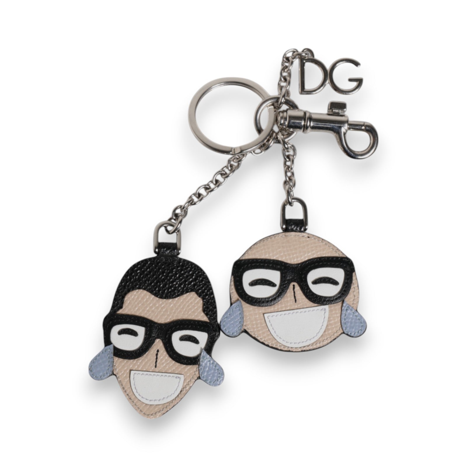Dolce &amp; Gabbana Mehrfarbiger #DGFAMILY Logo-Ausweishalter-Schlüsselanhänger