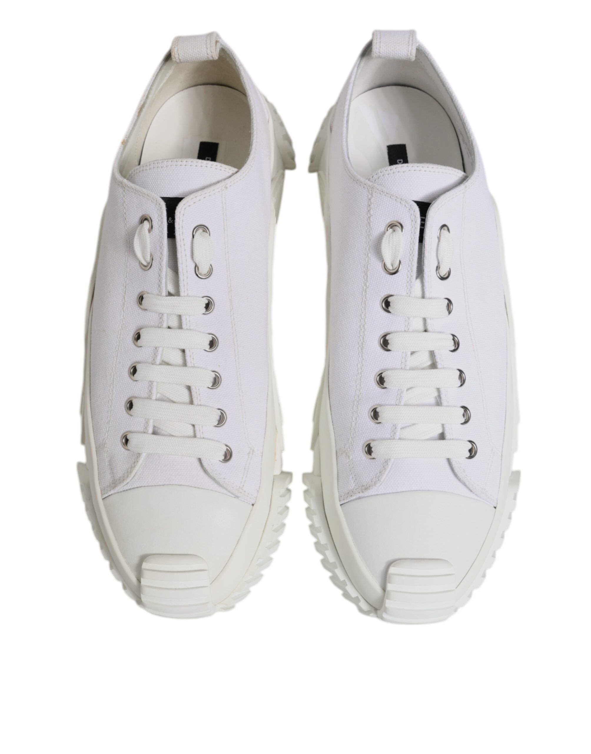 Baskets basses Dolce &amp; Gabbana NS1 en cuir blanc