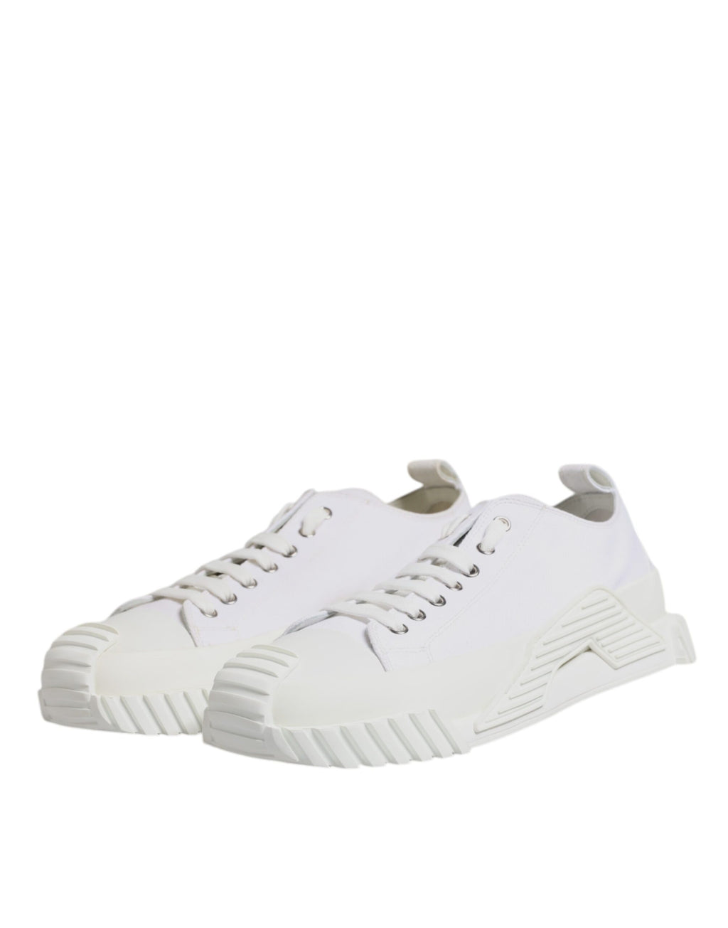 Baskets basses Dolce &amp; Gabbana NS1 en cuir blanc