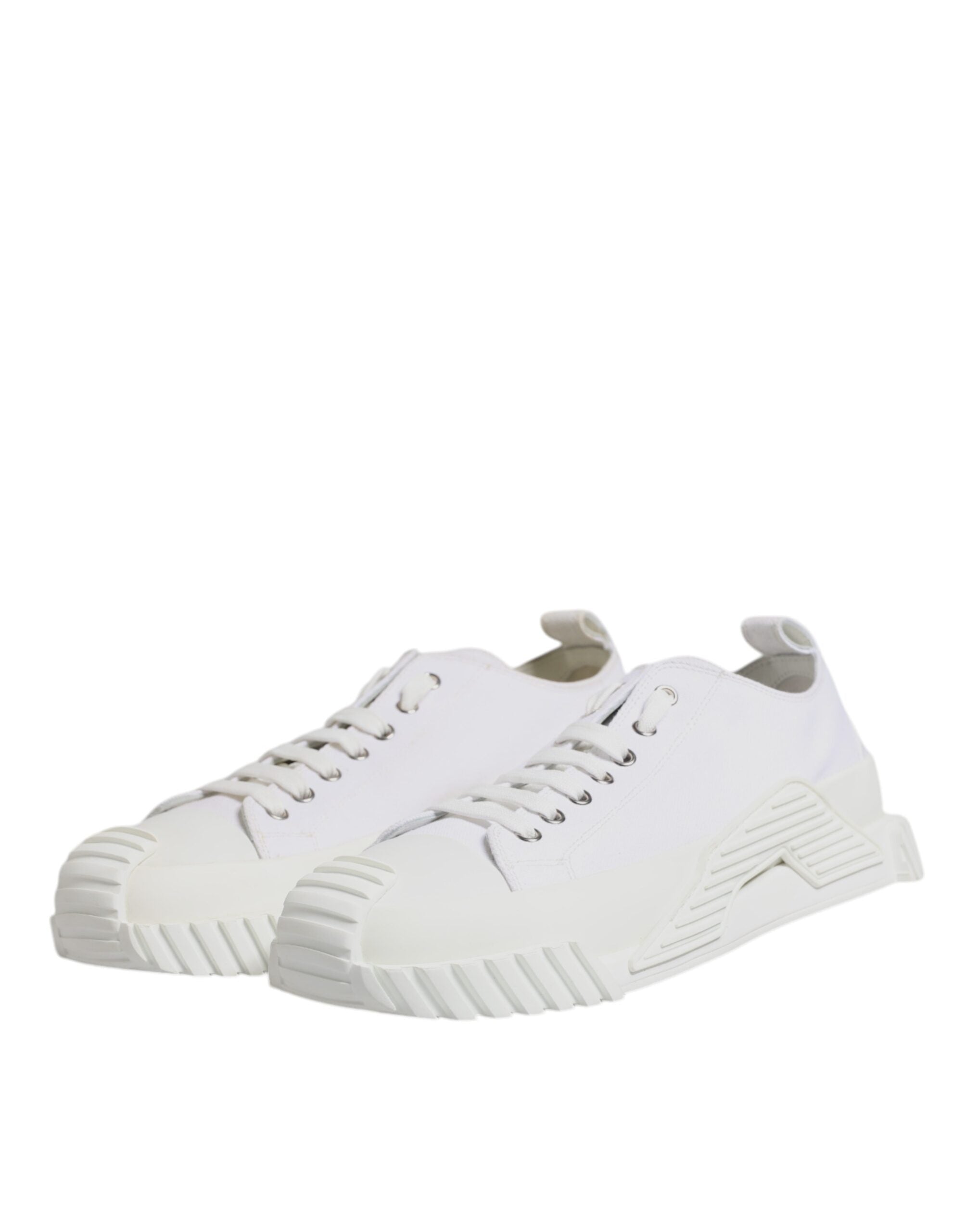 Baskets basses Dolce &amp; Gabbana NS1 en cuir blanc