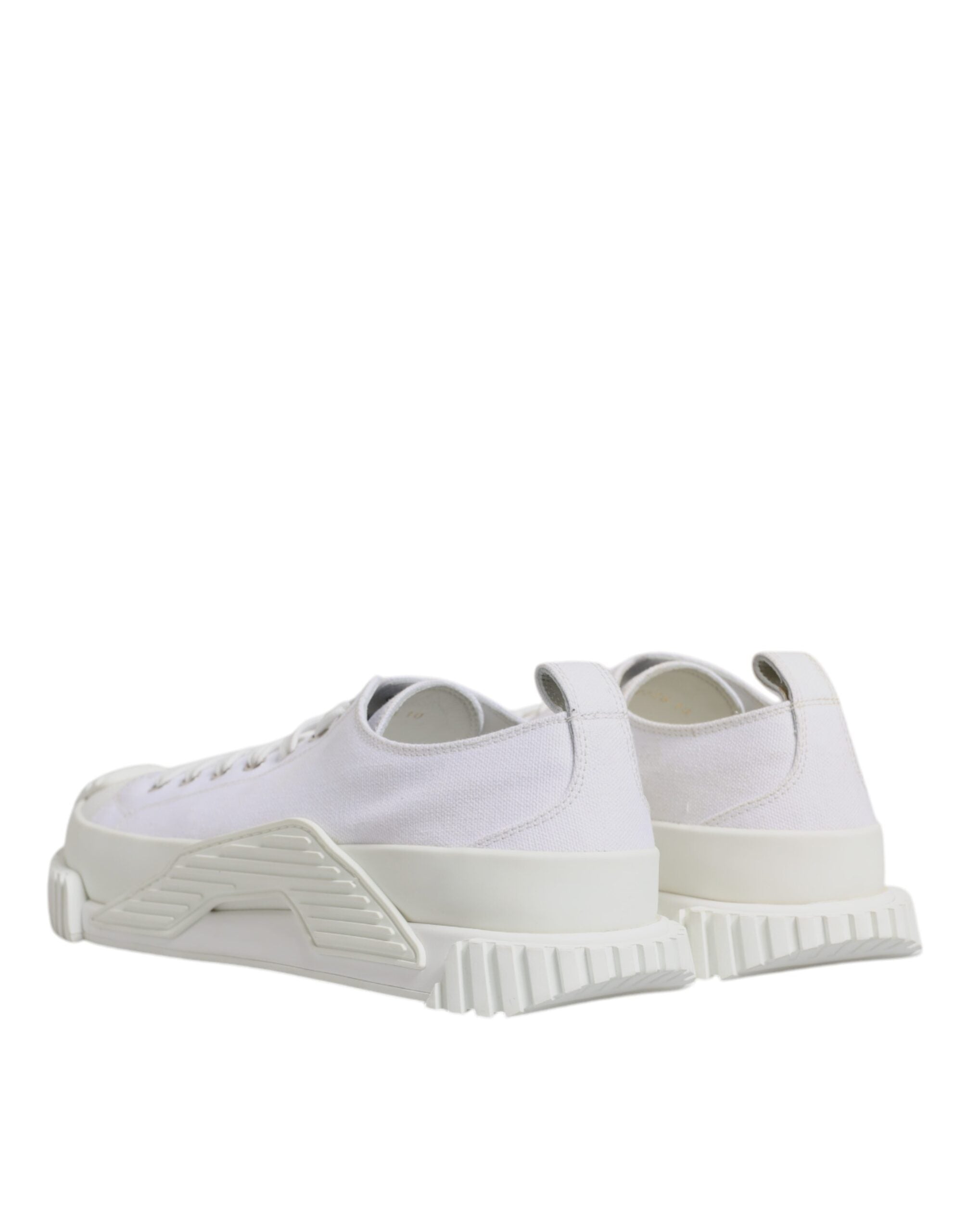 Baskets basses Dolce &amp; Gabbana NS1 en cuir blanc