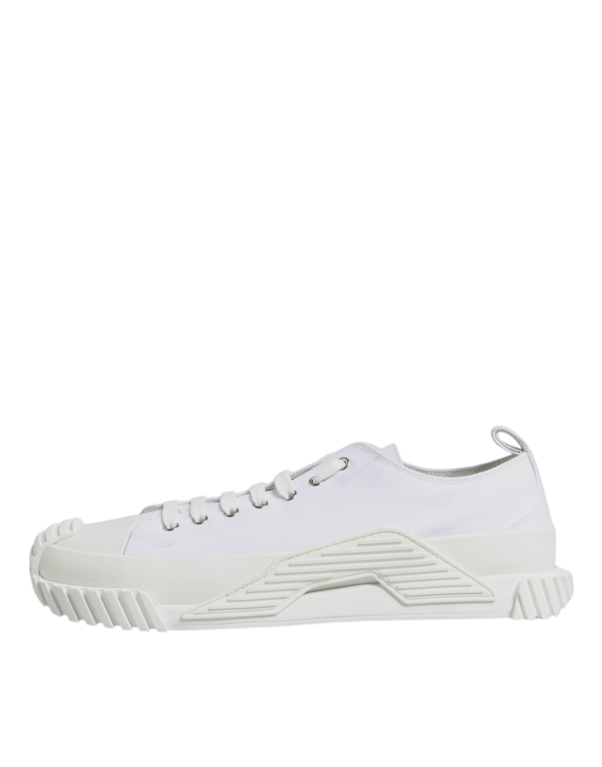 Baskets basses Dolce &amp; Gabbana NS1 en cuir blanc