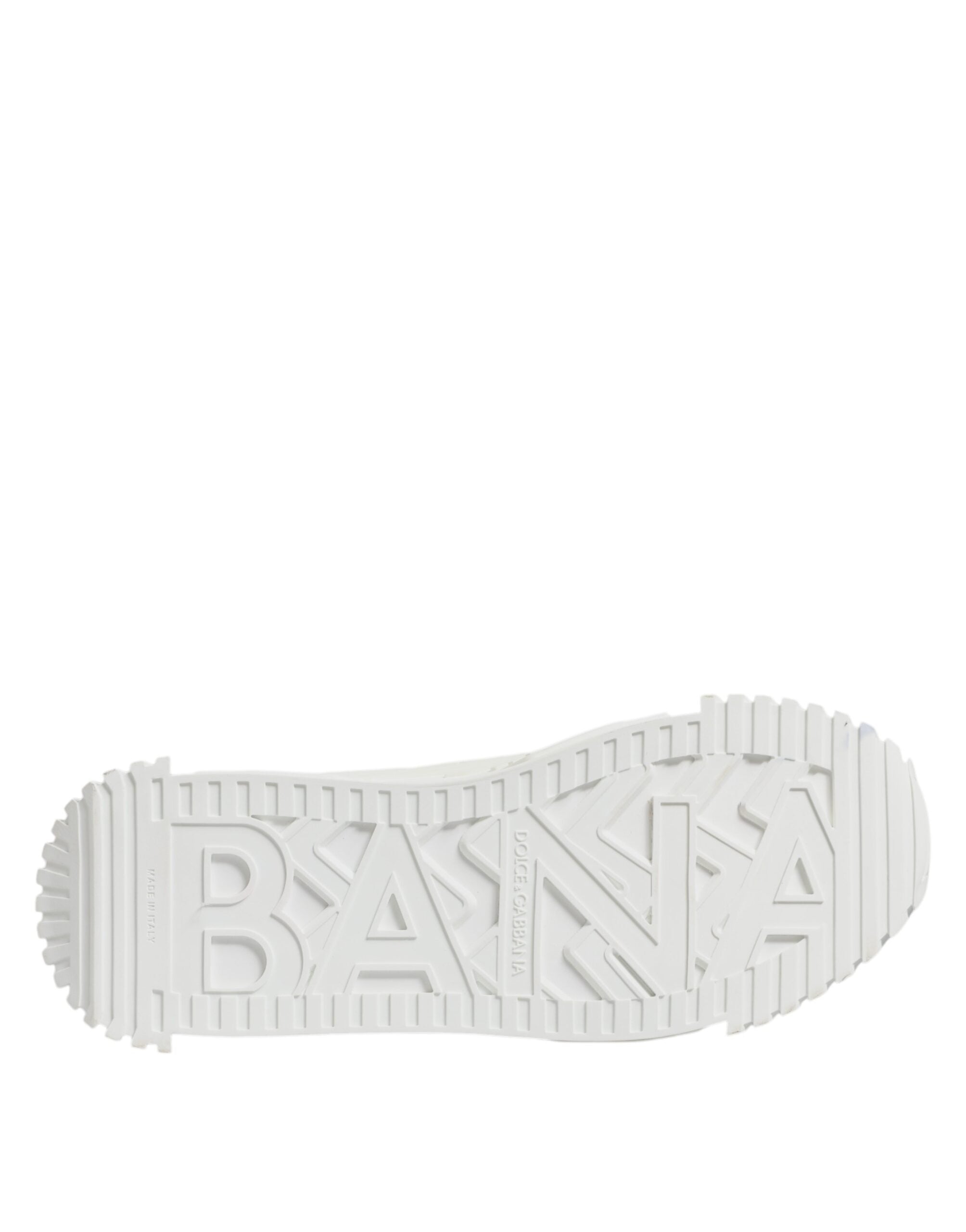Baskets basses Dolce &amp; Gabbana NS1 en cuir blanc