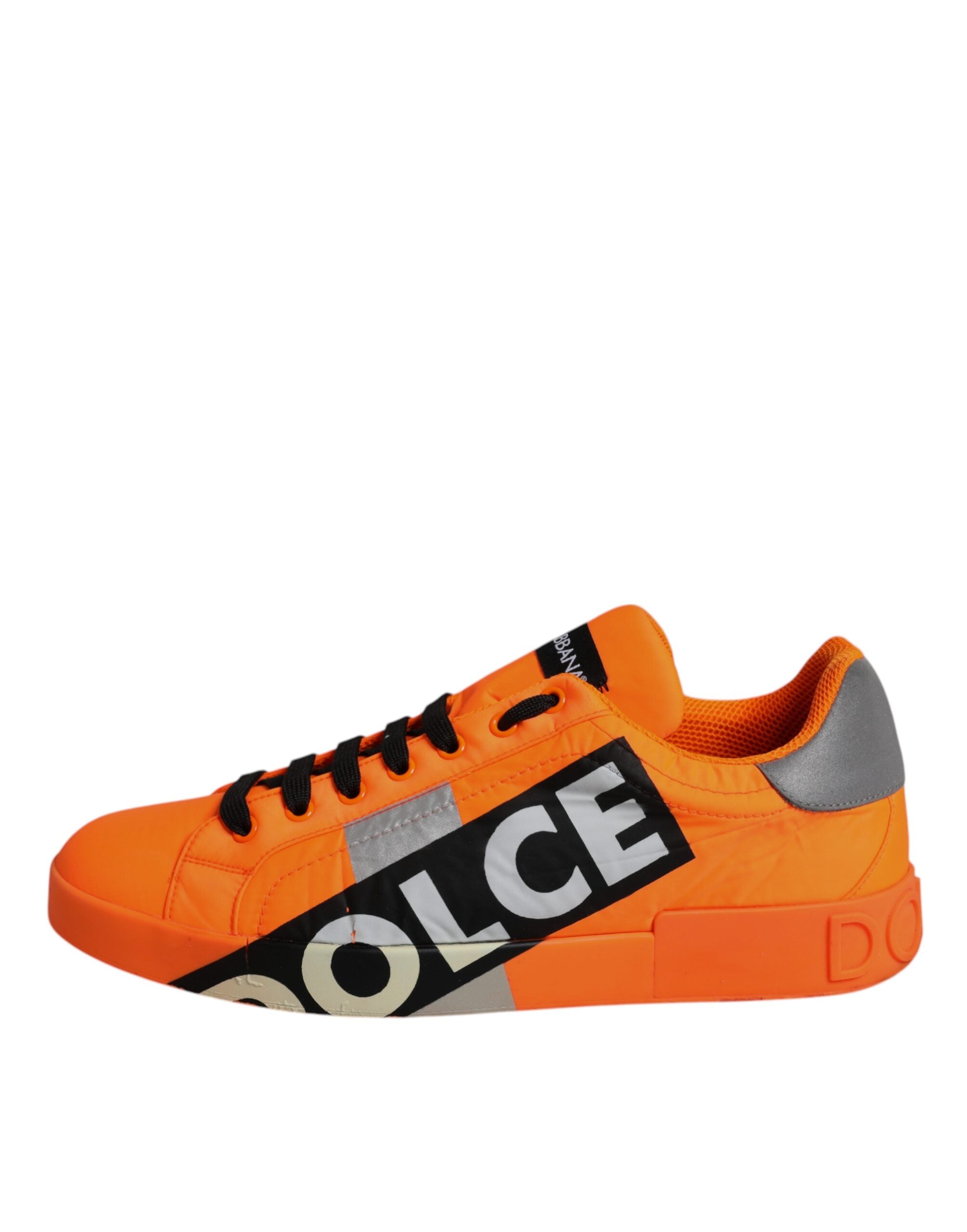 Baskets Dolce &amp; Gabbana orange Portofino à bande logo pour homme