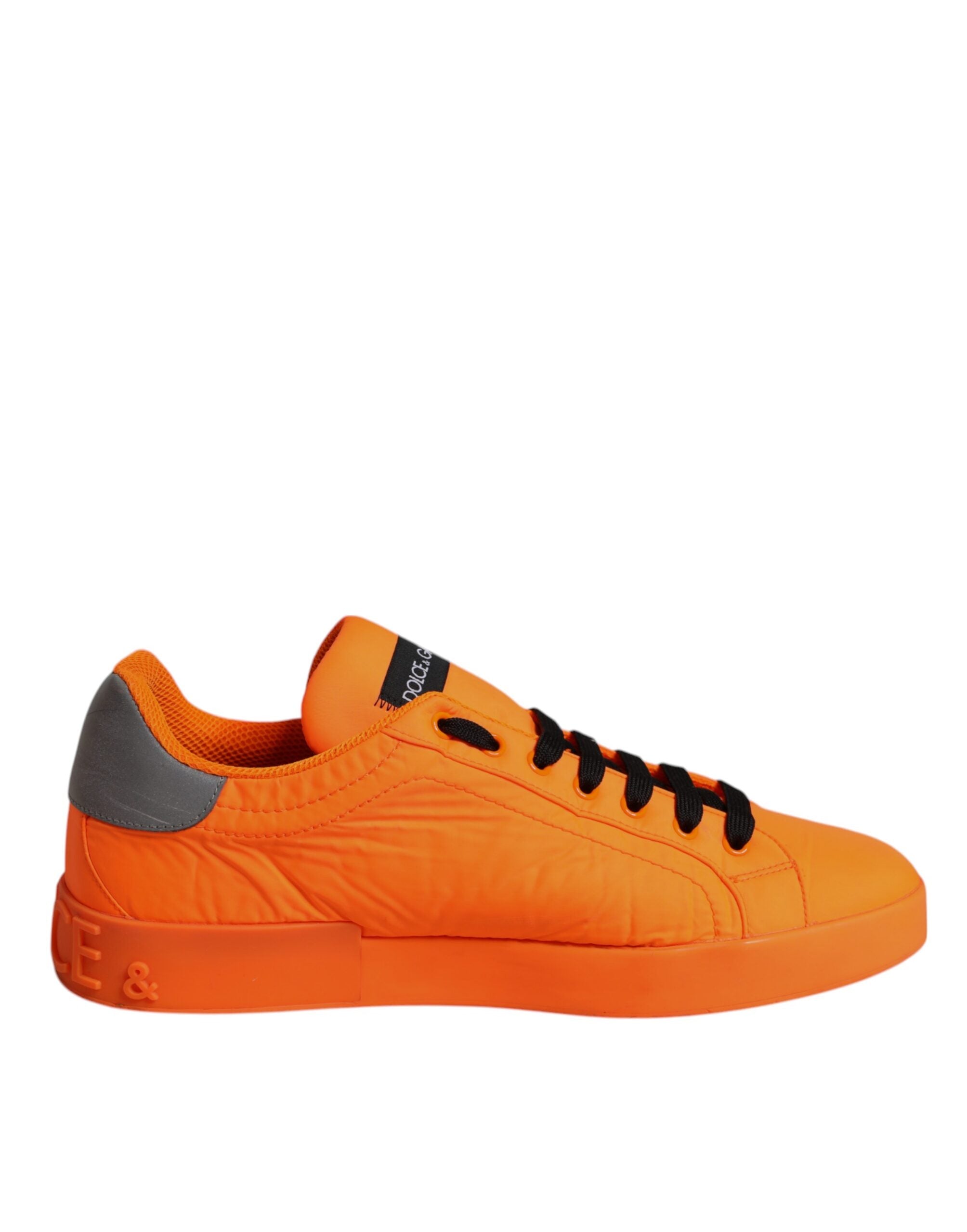 Baskets Dolce &amp; Gabbana orange Portofino à bande logo pour homme