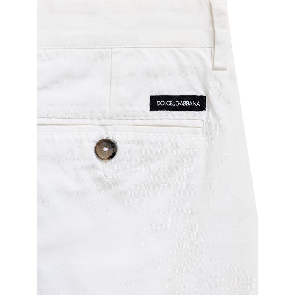 Short en coton blanc Dolce &amp; Gabbana