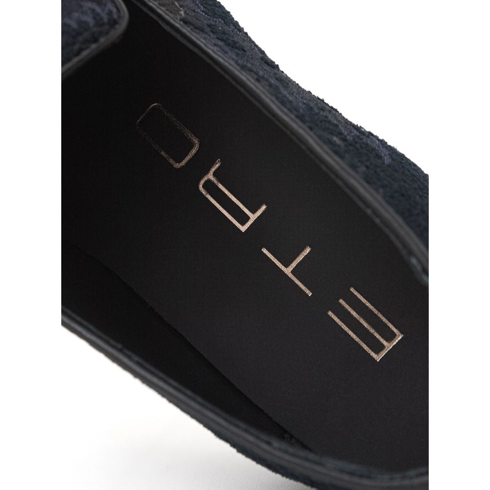 Mocassins en cuir bleu Etro