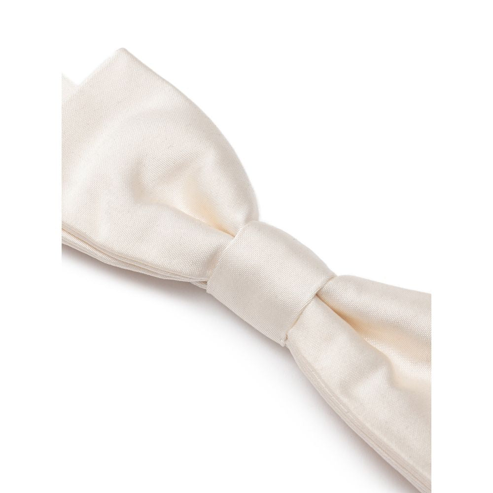 Cravates et nœud papillon en soie blanche Dolce &amp; Gabbana