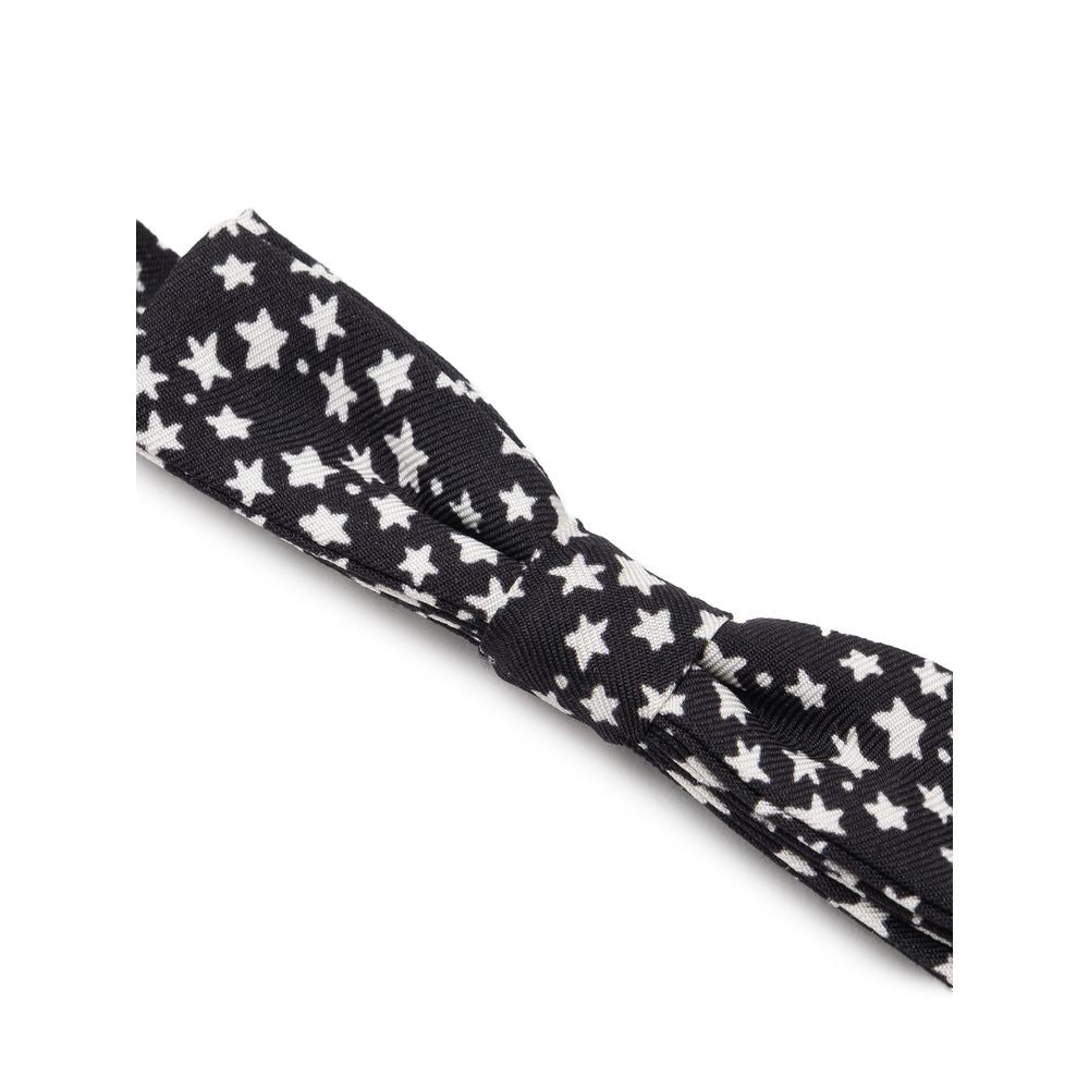 Cravates et nœud papillon en soie noire Dolce &amp; Gabbana
