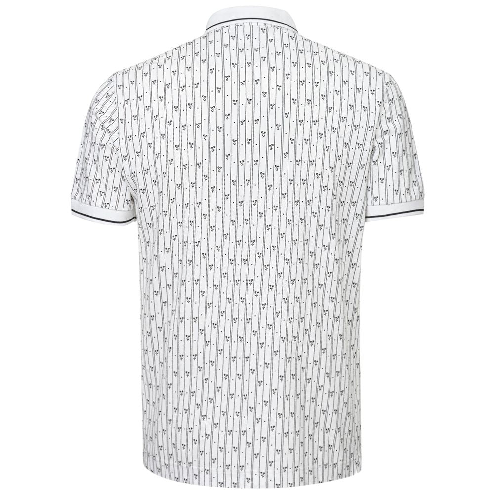 Dolce &amp; Gabbana Poloshirt aus weißer Baumwolle
