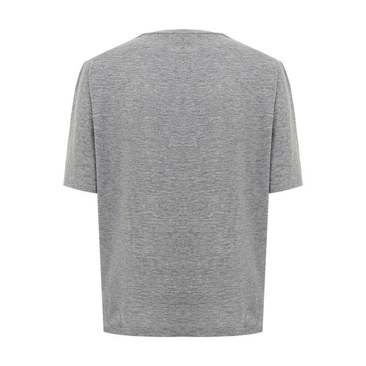 Dsquared² Chic Gray Cotton Tee for the Modern Woman