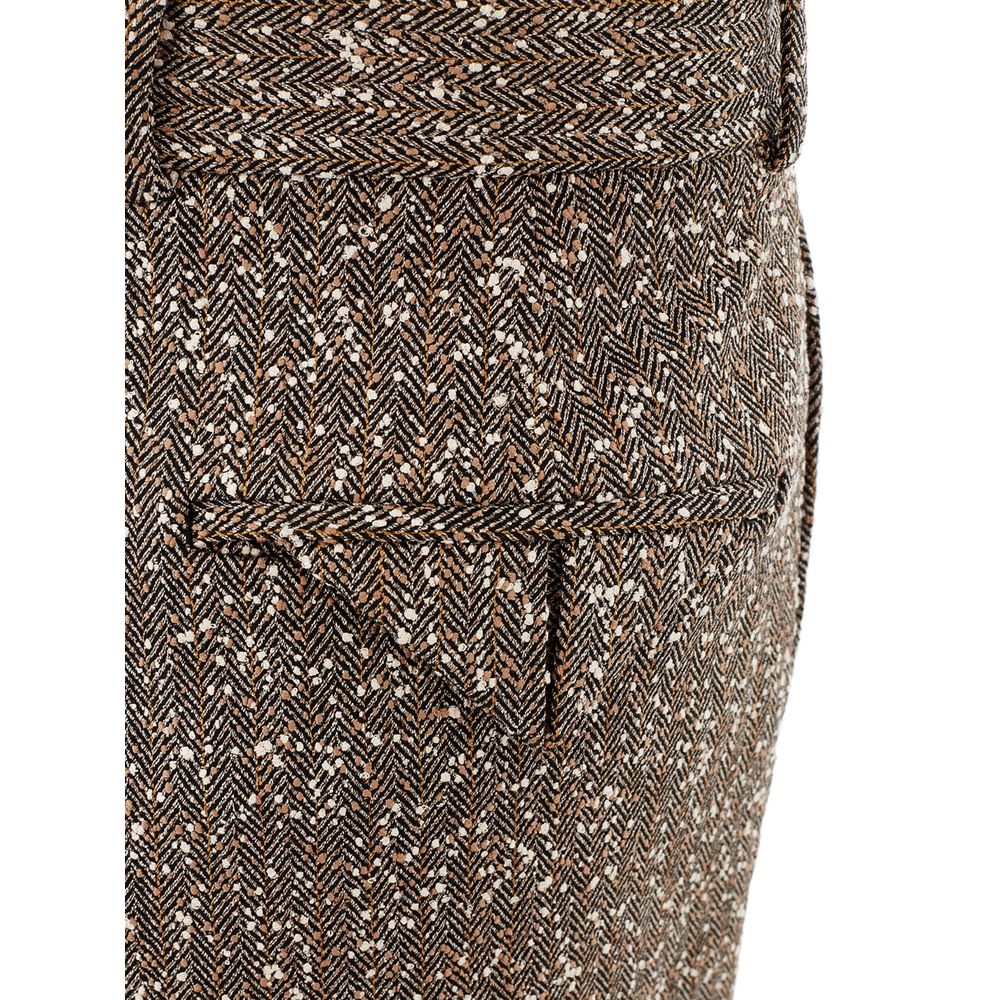 Pantalon en viscose multicolore Bottega Veneta pour des soirées élégantes