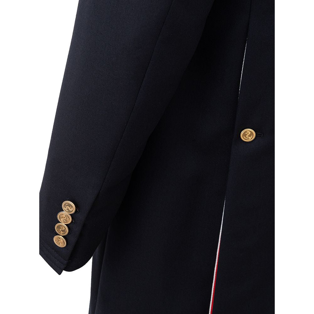 Thom Browne – Elegante Wolljacke in charakteristischem Blau