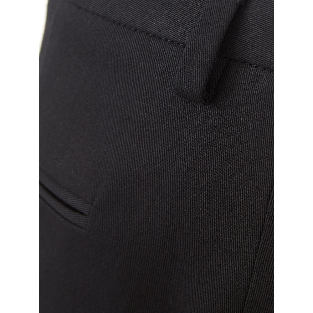 Pantalon noir en coton Lardini Italian Elegance