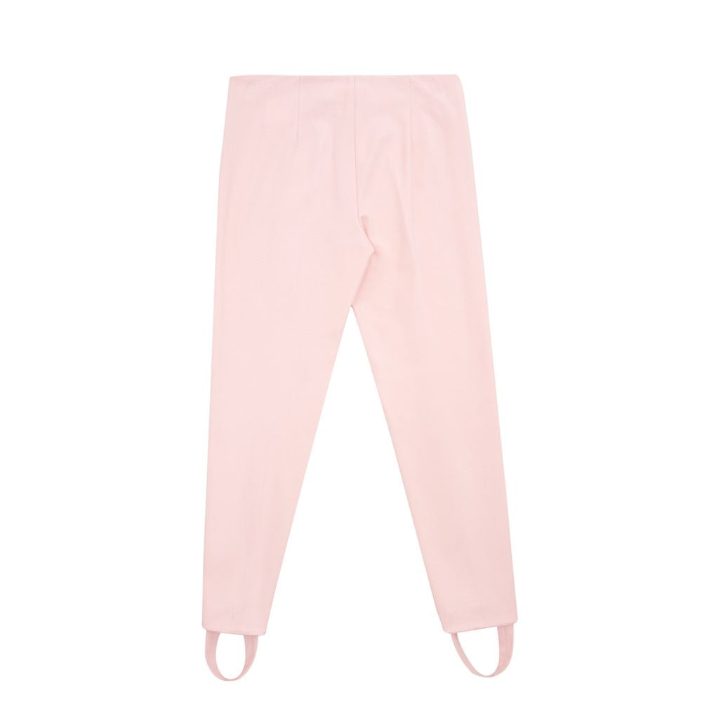 Lardini Pantalon élégant en viscose rose pour un style chic