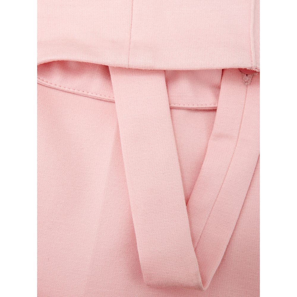 Lardini Pantalon élégant en viscose rose pour un style chic