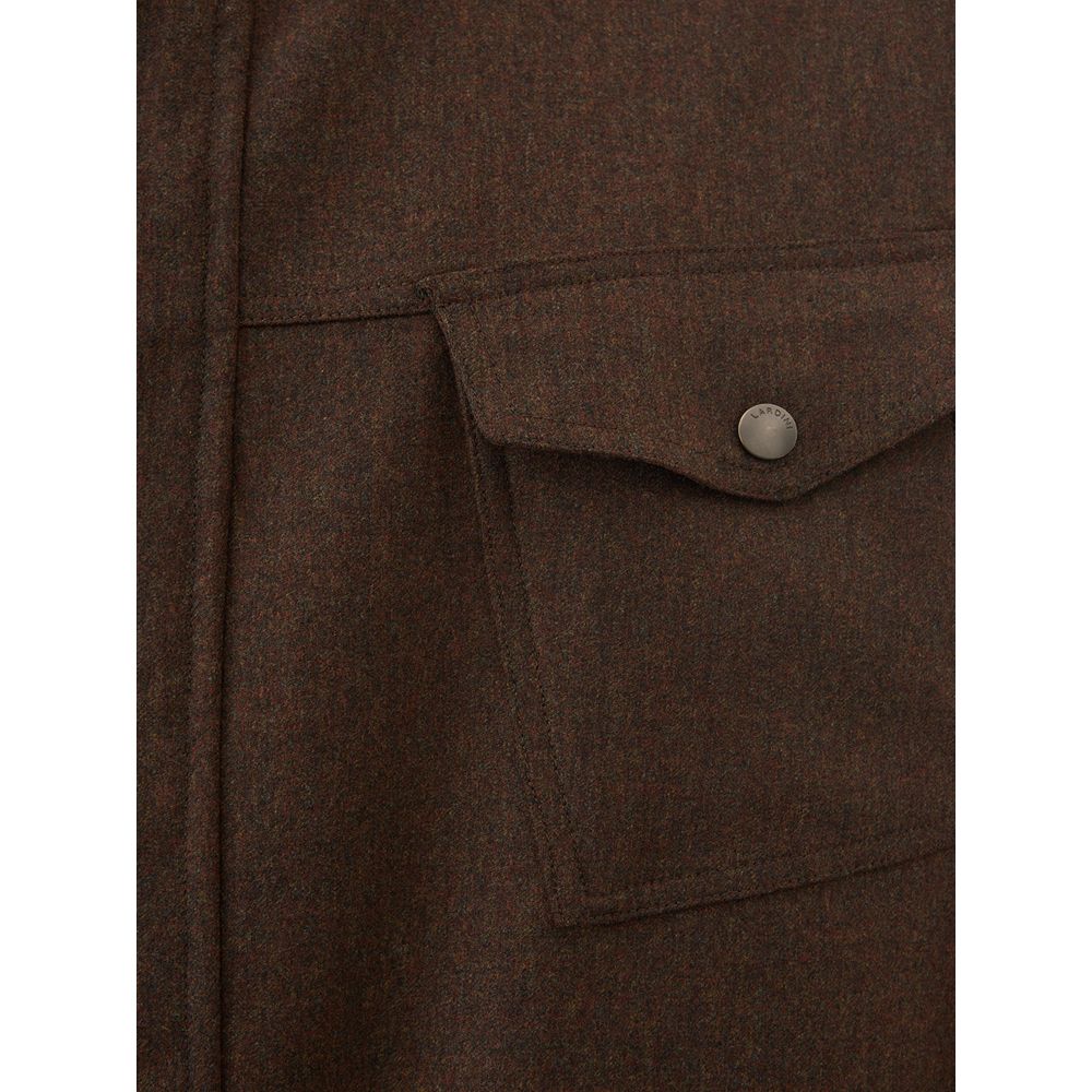 Veste élégante en laine bleue Lardini pour homme