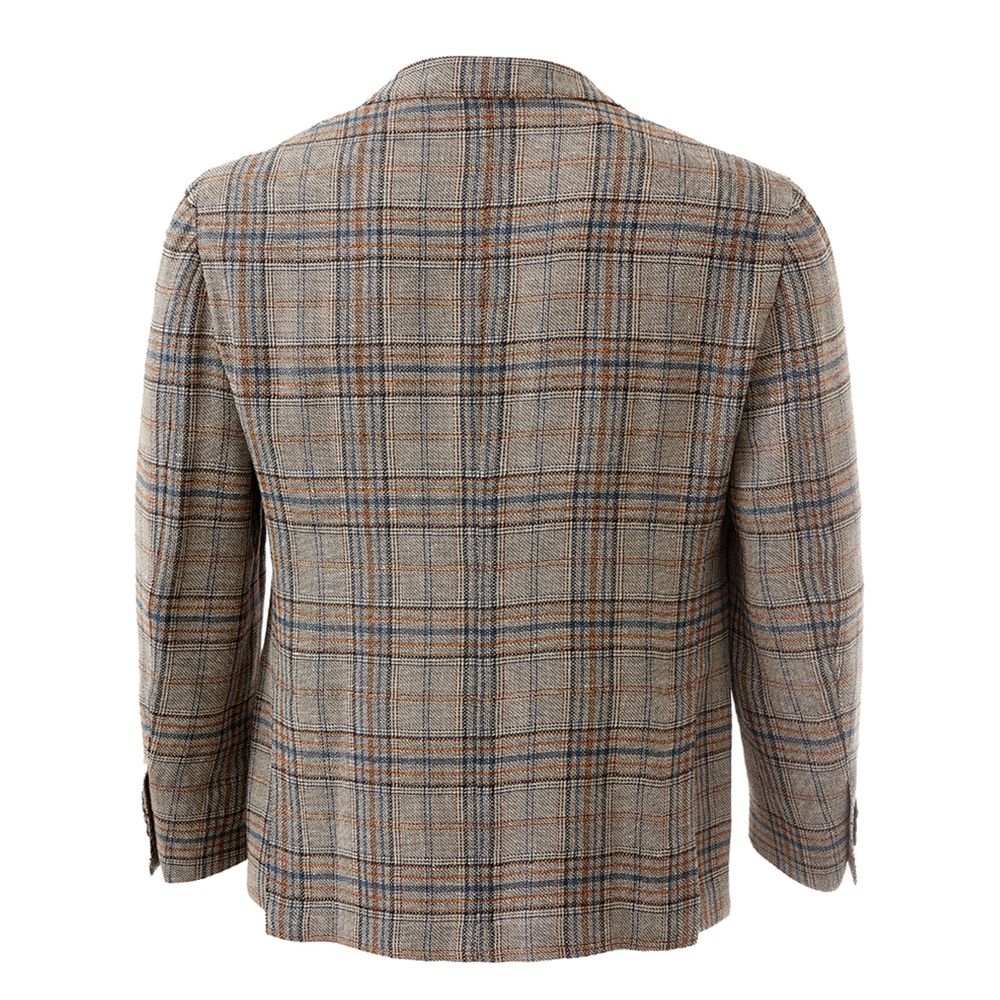 Lardini Veste élégante en lin multicolore