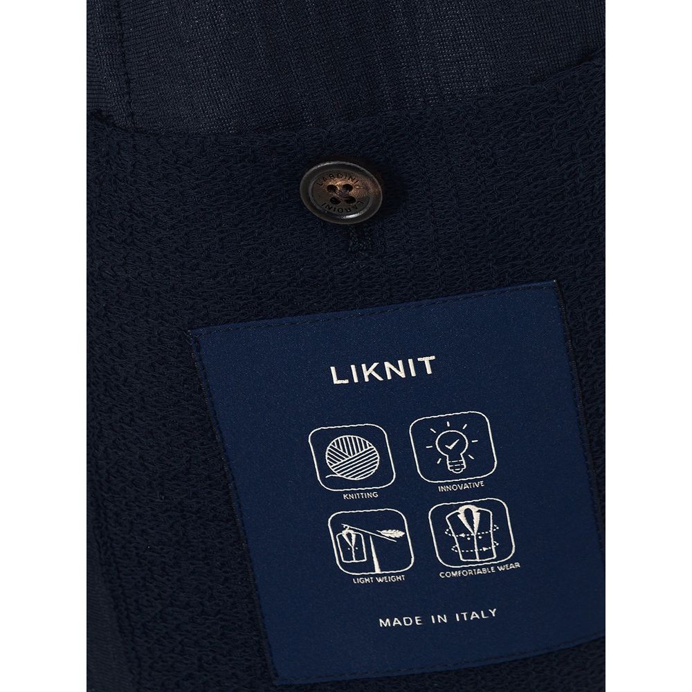 Veste en coton bleu Lardini