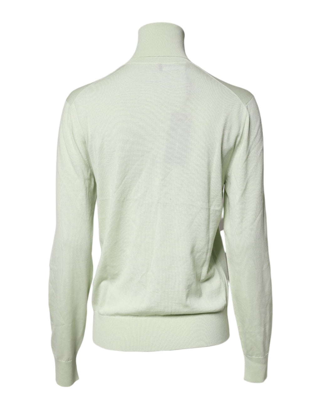Pull col roulé en laine vert clair Dolce &amp; Gabbana