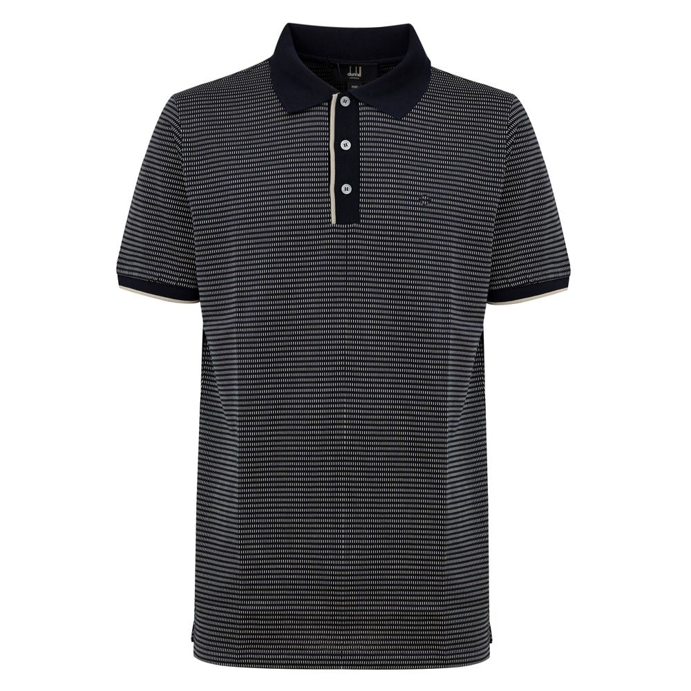 Polo Dunhill en coton bleu
