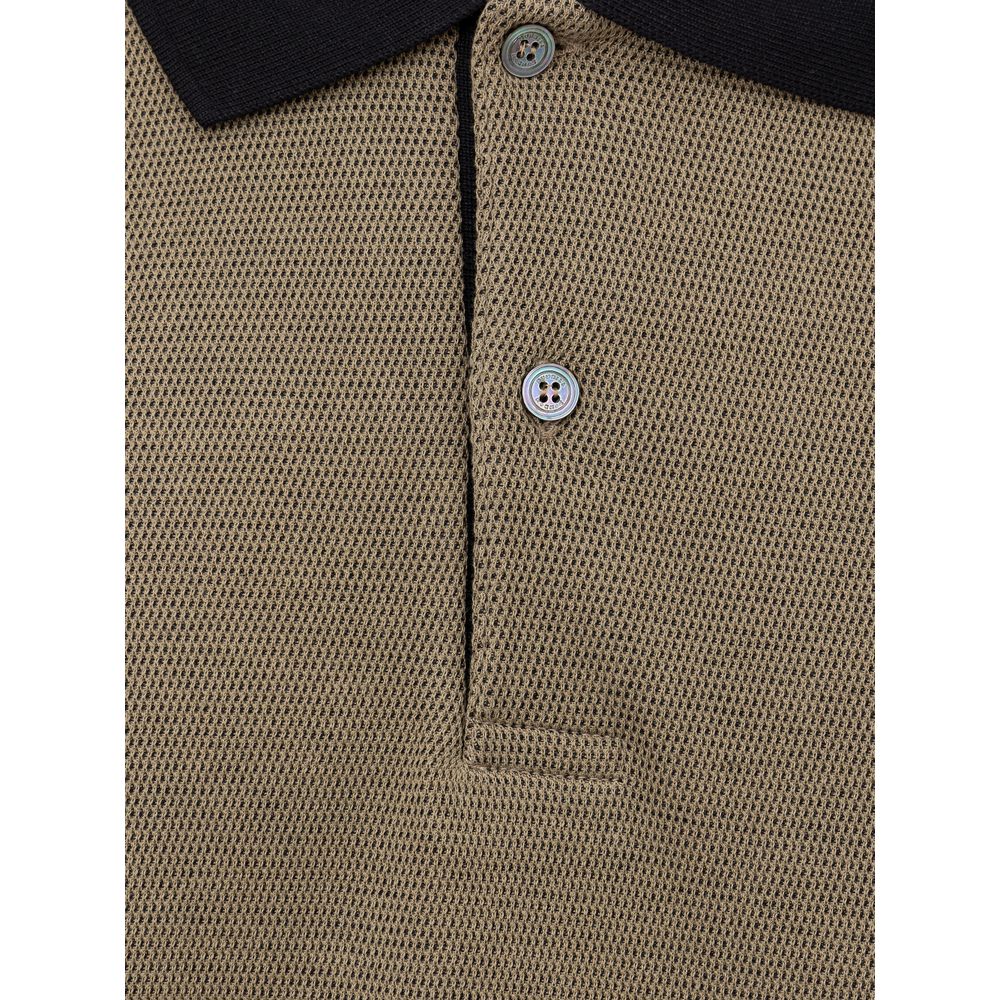 Polo Dunhill en coton vert