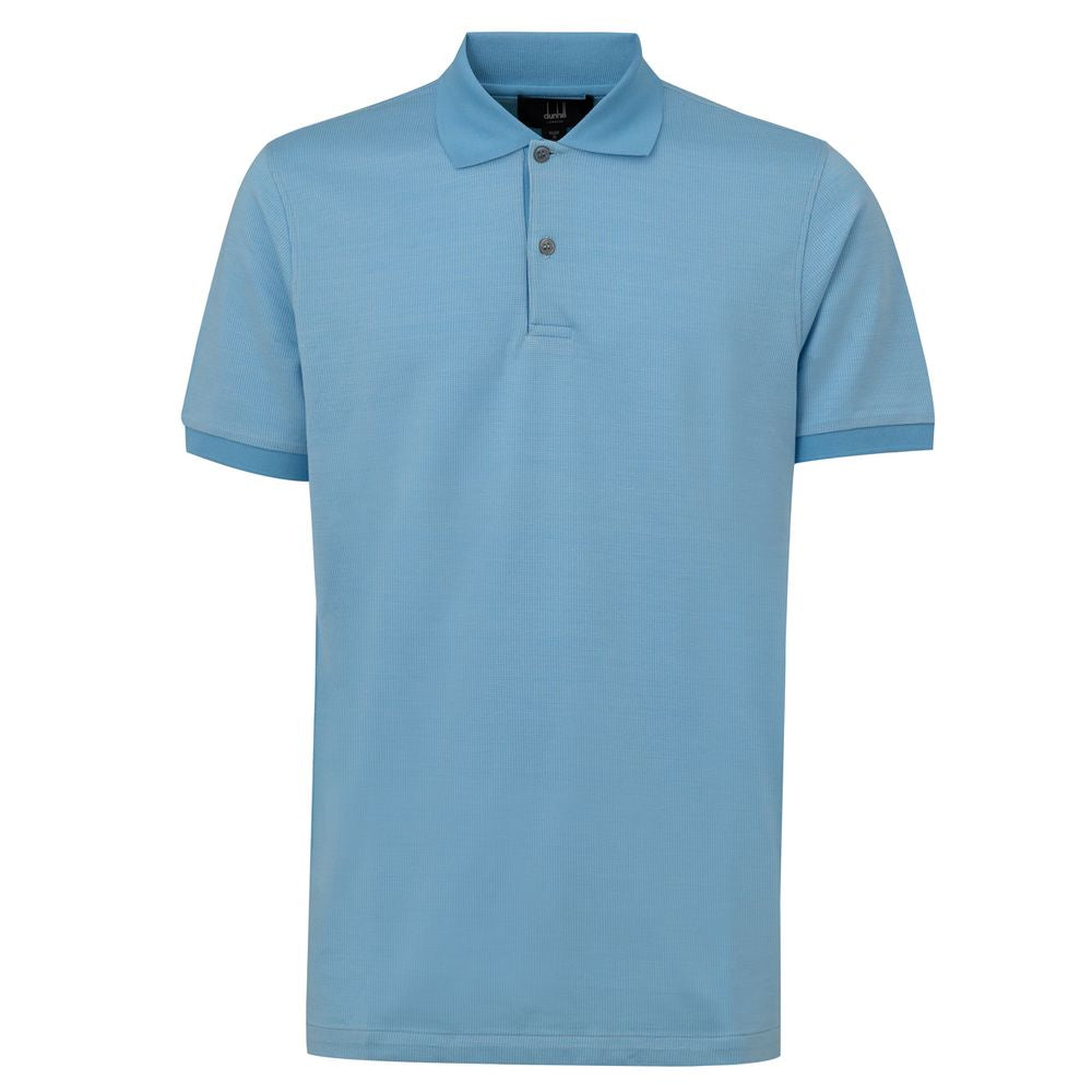 Polo Dunhill en coton bleu
