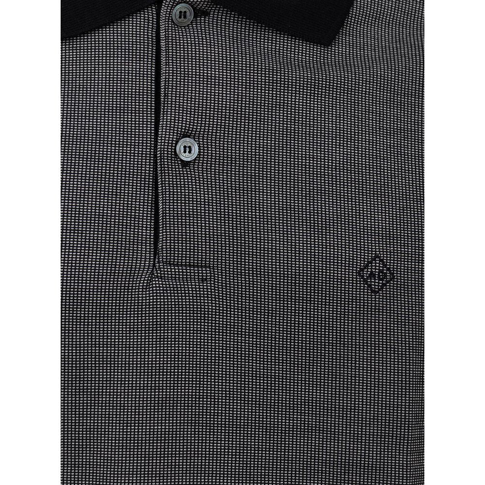 Polo Dunhill en coton noir