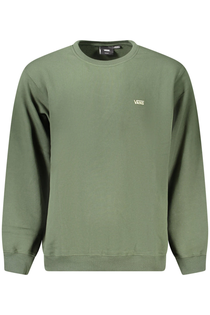 VANS MEN&#39;S ZIP-UP SWEATSHIRT GREEN