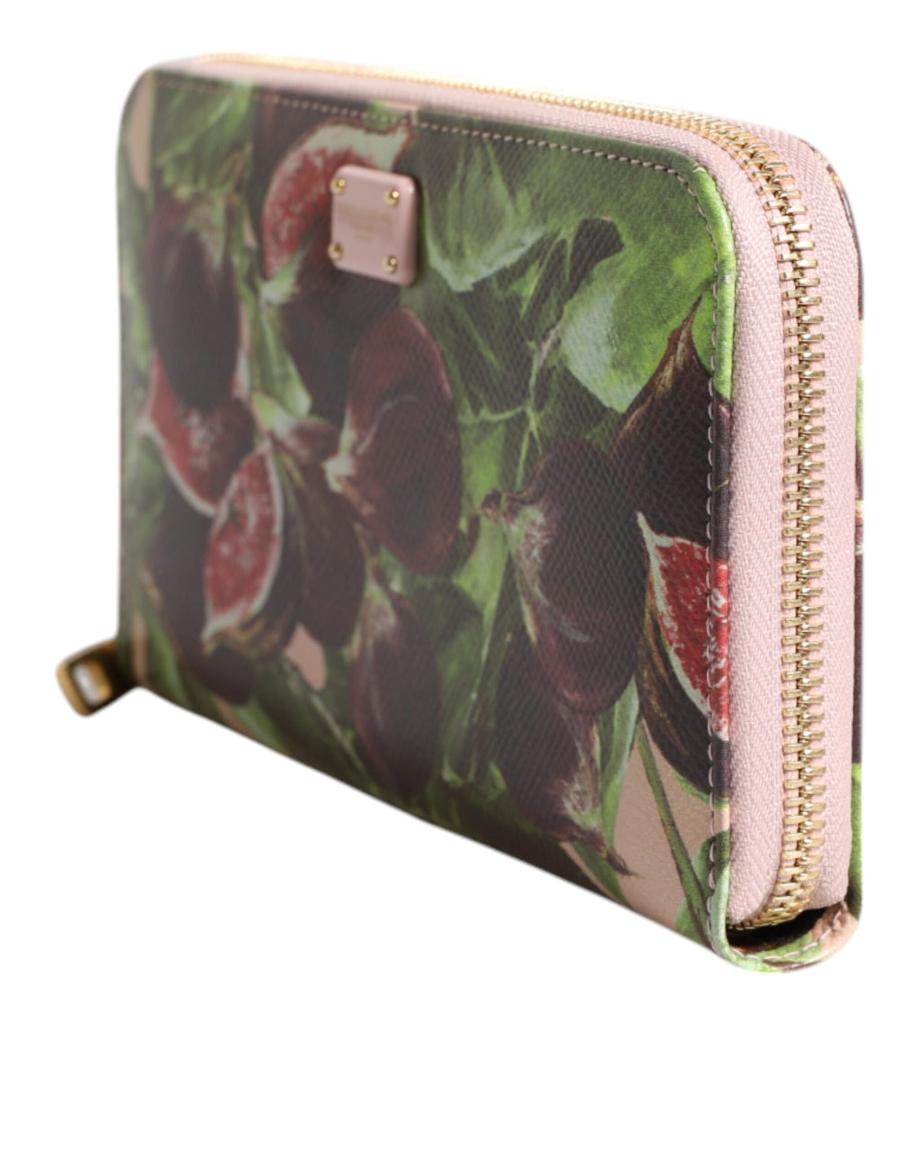Portefeuille continental zippé en cuir Dauphine multicolore Dolce &amp; Gabbana