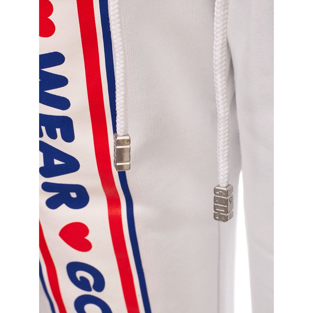 GCDS White Cotton Jeans & Pant
