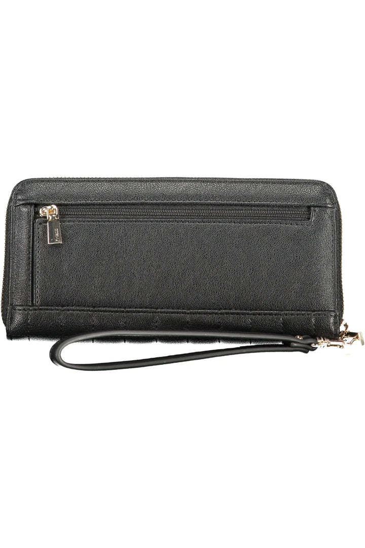 GUESS JEANS WOMEN&#39;S BLACK WALLET