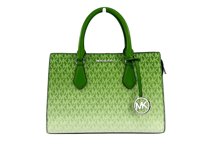 Michael Kors Sheila Medium Crossbody Satchel Handtasche Tasche Dschungelgrün