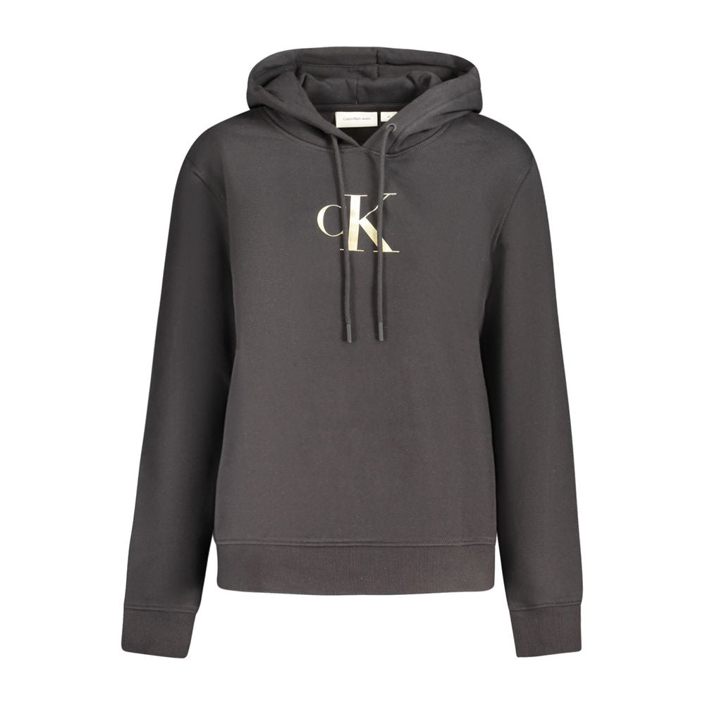 Calvin Klein Damen Pullover aus schwarzer Baumwolle