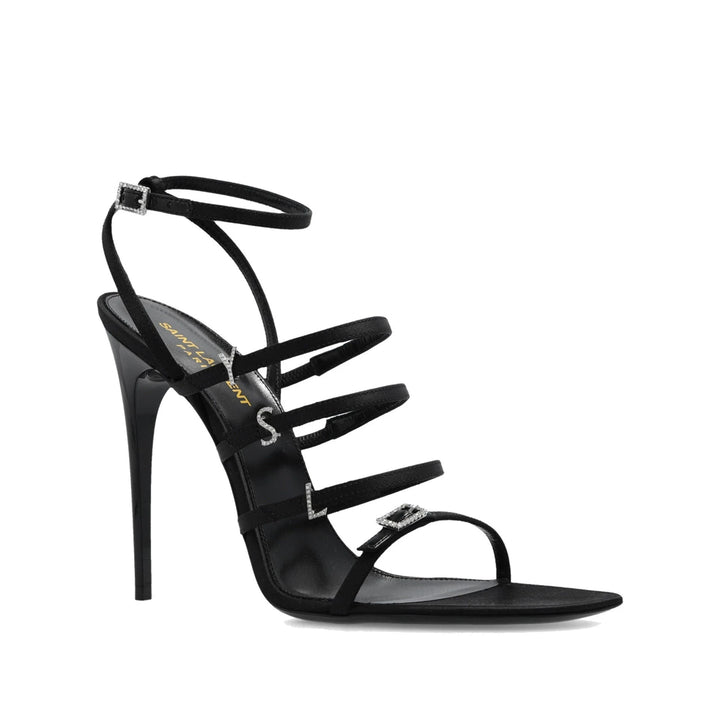 Saint Laurent Jerry Satin Sandals