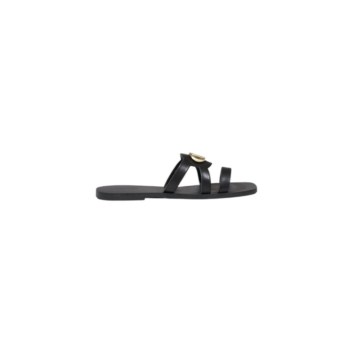 Liu Jo Black Leather Sandal