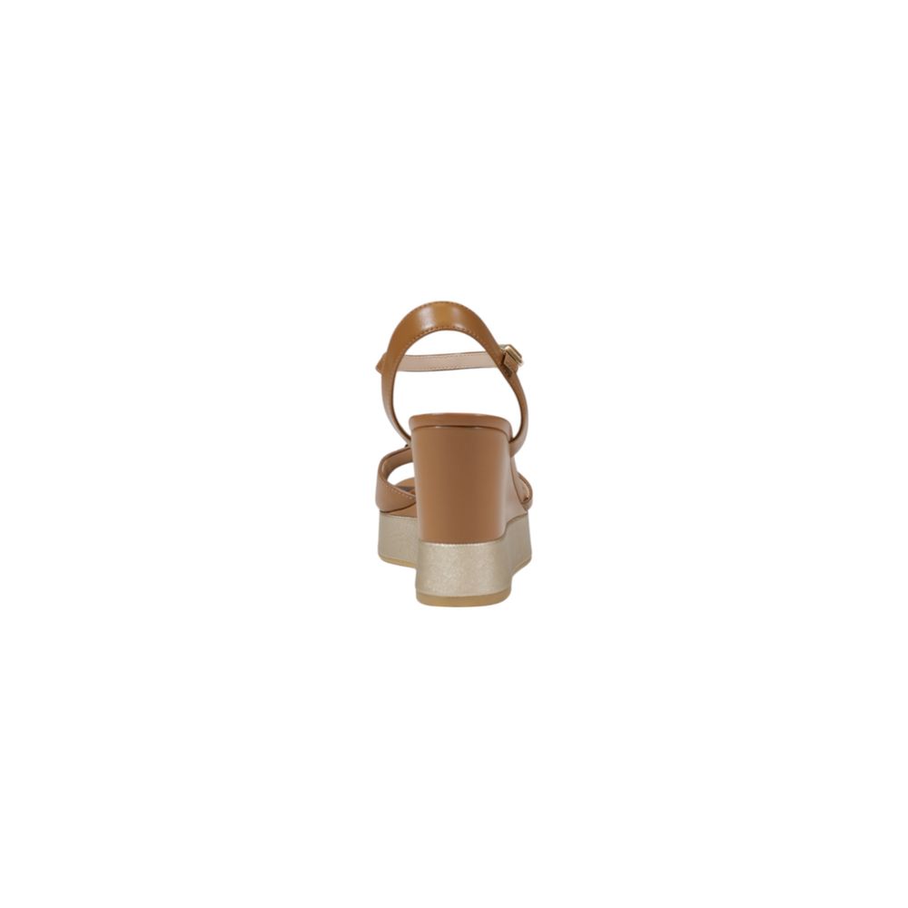 Liu Jo Beige Leather Sandal