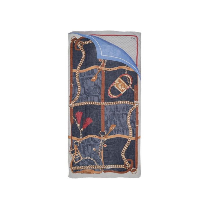 Liu Jo Blue Polyester Scarf