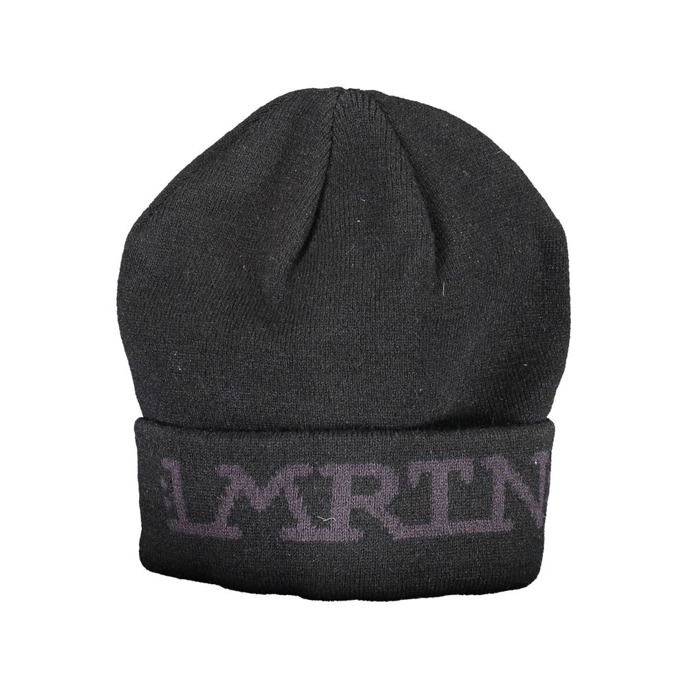 Casquette homme en acrylique noir La Martina